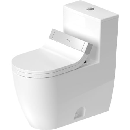 Duravit One-Piece Toilet Me By Starck 2Flush, Elongated, Siphon Jet Wh 2173510001